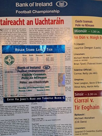 GAA Programmes X 3
