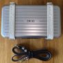 Genuine Christian Dior Rimowa X Pochette Personal shoulder bag in grey aluminium and grey leather Collector Square Image 2