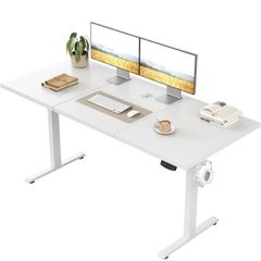 Standing Desk, 120 x 60 cm, White