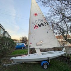 Laser Dinghy Sailboat