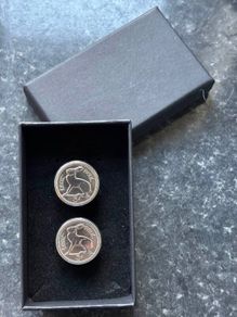 Handmade Irish Coin Cufflinks