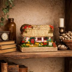 Handcrafted tiny wooden cottage!