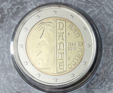 San Marino 2 Euro Brilliant Uncirculated Coin 2015 - Dante Alighieri