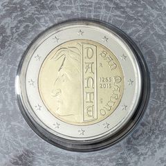 San Marino 2 Euro Brilliant Uncirculated Coin 2015 - Dante Alighieri