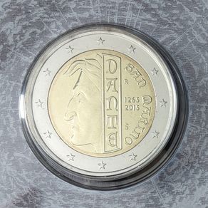 San Marino 2 Euro Brilliant Uncirculated Coin 2015 - Dante Alighieri
