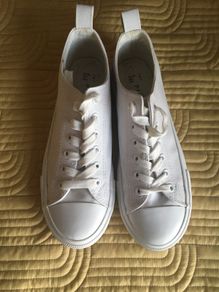 Penneys Converse-style Trainers Size 6 White