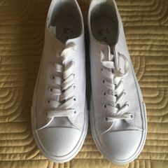 Penneys Converse-style Trainers Size 6 White