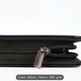 Zipper Faux Leather Case 360 Large Capacity Coin Collection Book Size Grid Mixed Coin Stamp Collection Book Badge Sticker High-end Protective Cover Hot Stamping Storage Book Image 4
