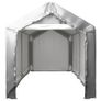 Storage Tent 180x300 cm Steel Grey Image 2