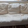 Free 3 Seater White Sofa Image 2