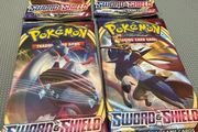 Pokemon Sword &amp; Shield Booster Packs - Artset