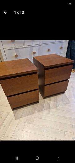 bedside lockers ikea malm