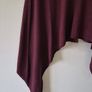 Wine Cashmere Shawl /one Size J1 Image 2