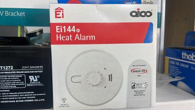 Heat Alarm Heat Detector Mains Battery Back Up