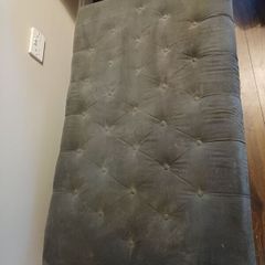 large grey foot stool