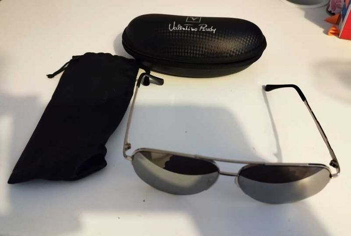 Metal aviator sunglasses with STUD Valentino VA 2034 col. 06Q silver