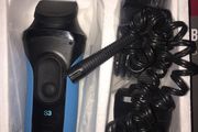 braun series 3 shaver 3040 pro skin trimmer head plus 5 combs