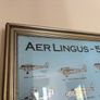 Rare 1986 Aer Lingus Golden Jubilee Framed Lithograph Poster Image 5