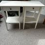 Two white Ikea Hemnes bedside tables Image 2