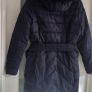 BARBOUR Charcoal Black Quilted Belted Jacket with Detachable  Luxurious Faux Fur Hood Sz 12 UK - Rrp 260 (New) Image 7
