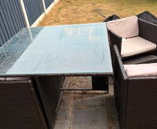 rattan set for garden