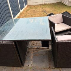 rattan set for garden