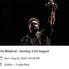 2 Premium tics for The Weekend at Croke Park