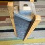 Slate and Wood CD DVD Rack Image 2