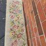 Antique Embroidered Window Seat Image 4
