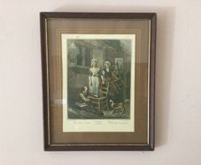Art Vintage Cries of London Coloured Prints X 4 .