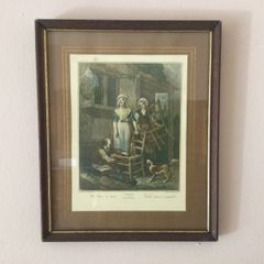 Art Vintage Cries of London Coloured Prints X 4 .