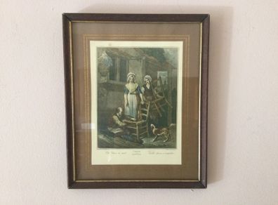 Art Vintage Cries of London Coloured Prints X 4 .