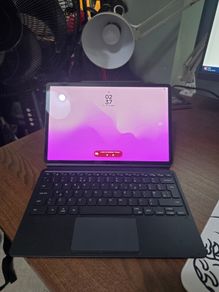 Samsung Galaxy Tab S8 Plus - with official cover stand and keyboard