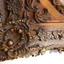 Vintage Ornate Gold Framed Mirror , Big ,Heavy and Thick 45" x 35" (Thickness 4") Image 10