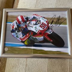 Autographed Marco Simoncelli Picture