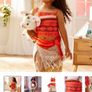 NEW! Moana Costume Disney Official. Size 7-8y Image 4