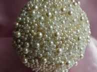 main image for ad Custom made luxury pearls  bouquet handmade crystal ivory brooch