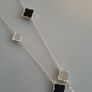 NECKLACE - Silver and Black Image 5