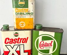 Vintage Castrol Collectors Tins.