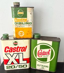 Vintage Castrol Collectors Tins.