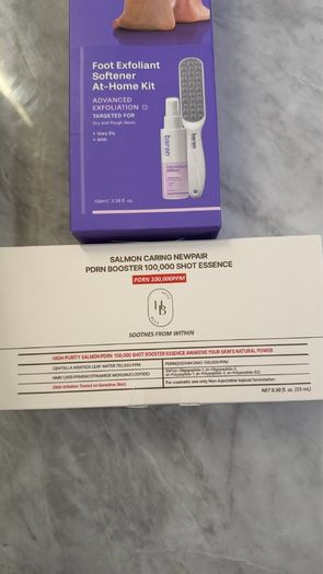 Korean skincare and foot care new