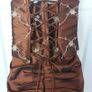 Occasion Dress Debs Wedding Bridesmaid Two Piece Bodice & Skirt Chocolate Bronze - Size 10/12 Image 6
