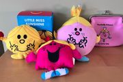 Little Miss Soft Toys x 3 and Little Miss Purse.