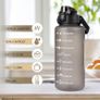 Sports Water Bottles 2L BPA Free, Motivational Drinking Water Bottle with Straw, Gym Water Bottle with Time Marking, Portable Leak Proof Cantee Bottle 2 Liter Water Jug for Women Men Image 5