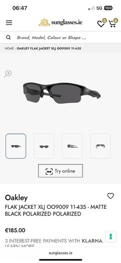 Oakley Flak Jacket XLJ - Dark Green