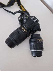 Nikon D5000 with additional lens
