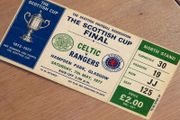 Celtic v Rangers Souvenir Ticket 1977 Scottish Cup Final