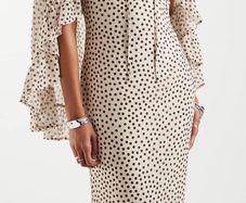 asos /pretty lavish dress and cape