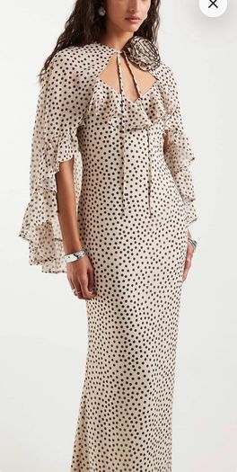 asos /pretty lavish dress and cape