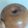Hand turned wooden apple Image 8